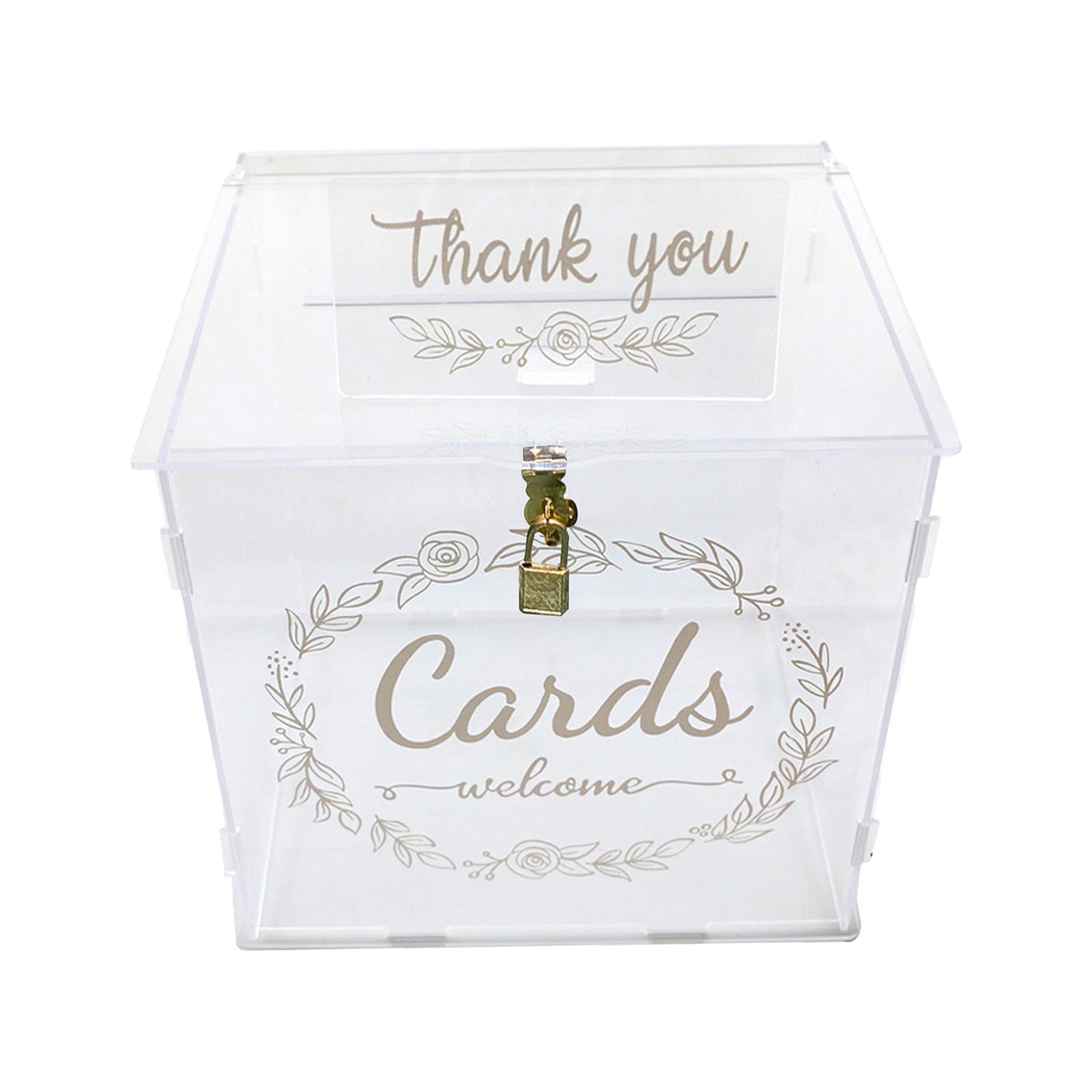Wedding Card Box - Kotak Kartu Pernikahan 10.04x8.46x9.84 inci Koleksi