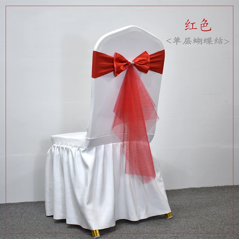 Chair Sash Organza - 10 50 Buah Ikat Pinggang Kursi