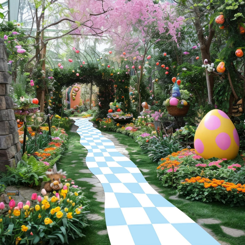Wedding Tap - Karpet Checkerboard VIKAMA untuk Pesta Wonderland