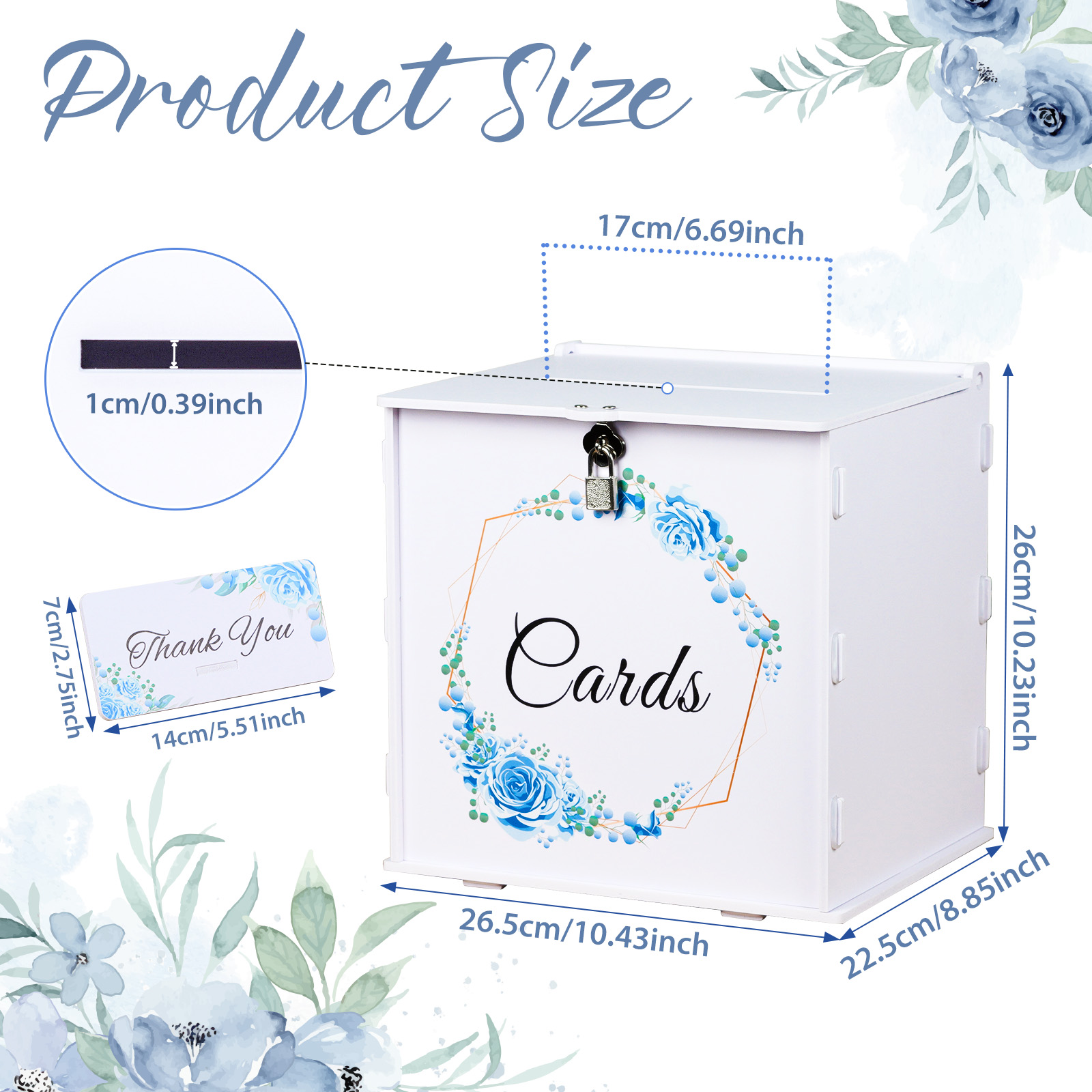 Kotak Kartu Pernikahan Putih d - Wedding Card Box ulasan dan harga