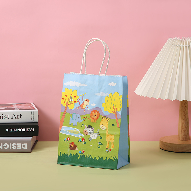 7 buah tas hadiah hewan hutan  - Wedding Zoo ulasan dan harga