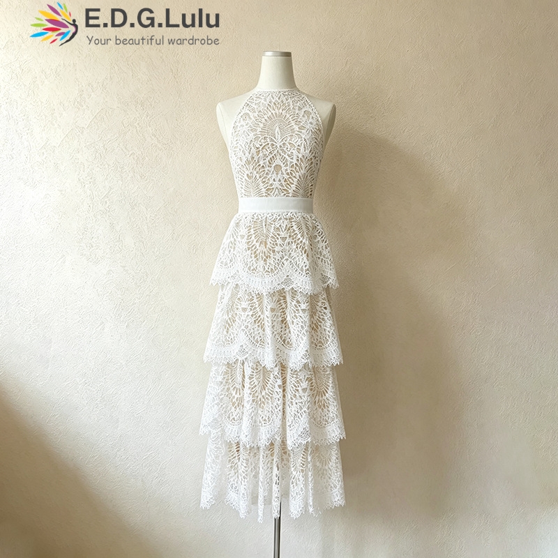 EDGLuLu Gaun Pengantin Putih T - Wedding Lulu ulasan dan harga