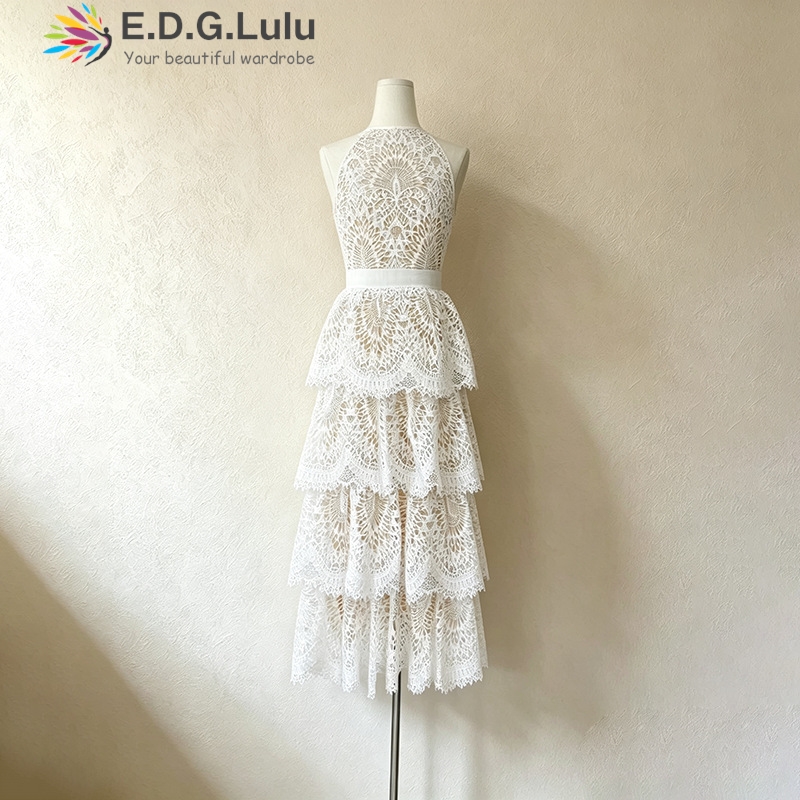 EDGLuLu Gaun Pengantin Putih T - Wedding Lulu ulasan dan harga