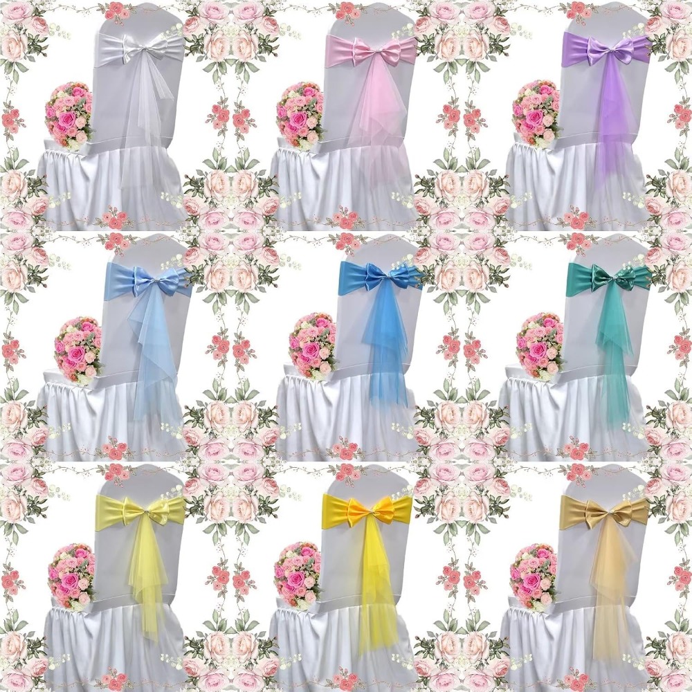 Pita Kursi Organza Elastis Gay - Chair Sash Organza ulasan dan harga