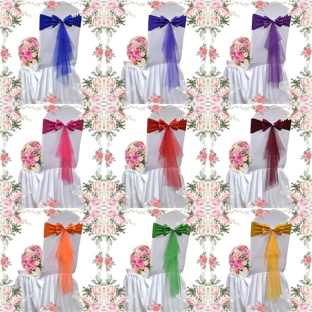 Pita Kursi Organza Elastis Gay - Chair Sash Organza ulasan dan harga