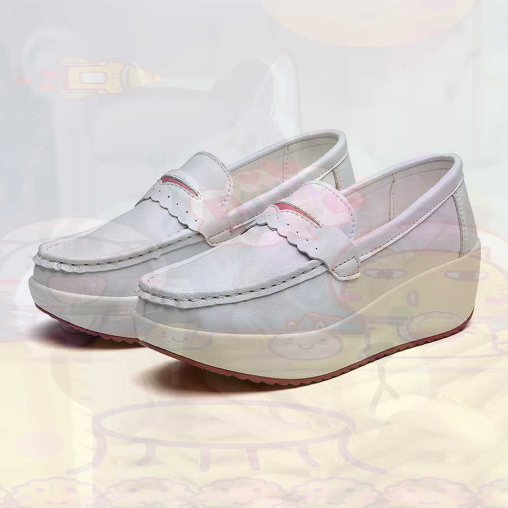 Plataform Sepatu Kets Merah Mu - Wedding Supply Resale ulasan dan harga