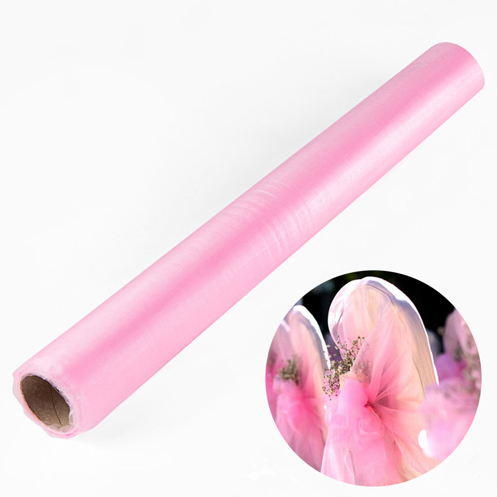Kain Organza Gulung 900M Warna - Chair Sash Organza ulasan dan harga