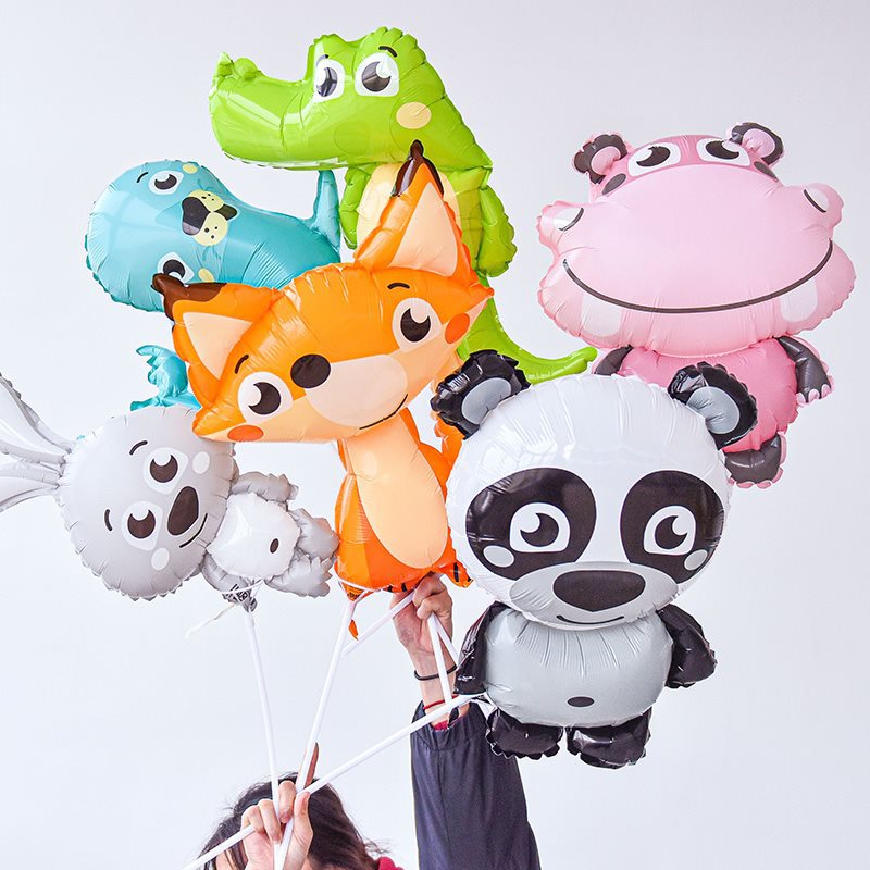 Balon Foil Hewan Versi Q Singa - Wedding Zoo ulasan dan harga