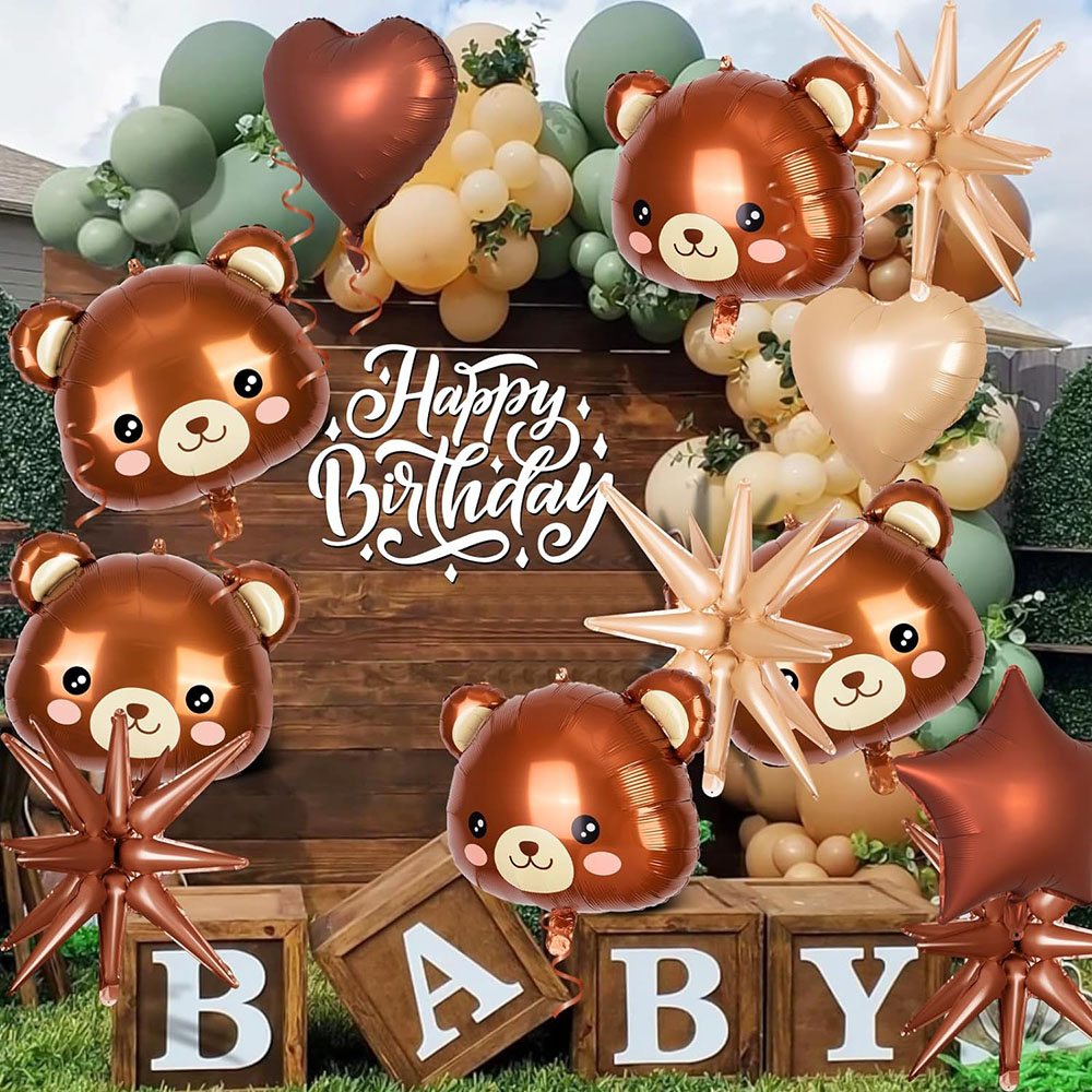 Balon Beruang, 14 balon Foil a - Wedding Zoo ulasan dan harga