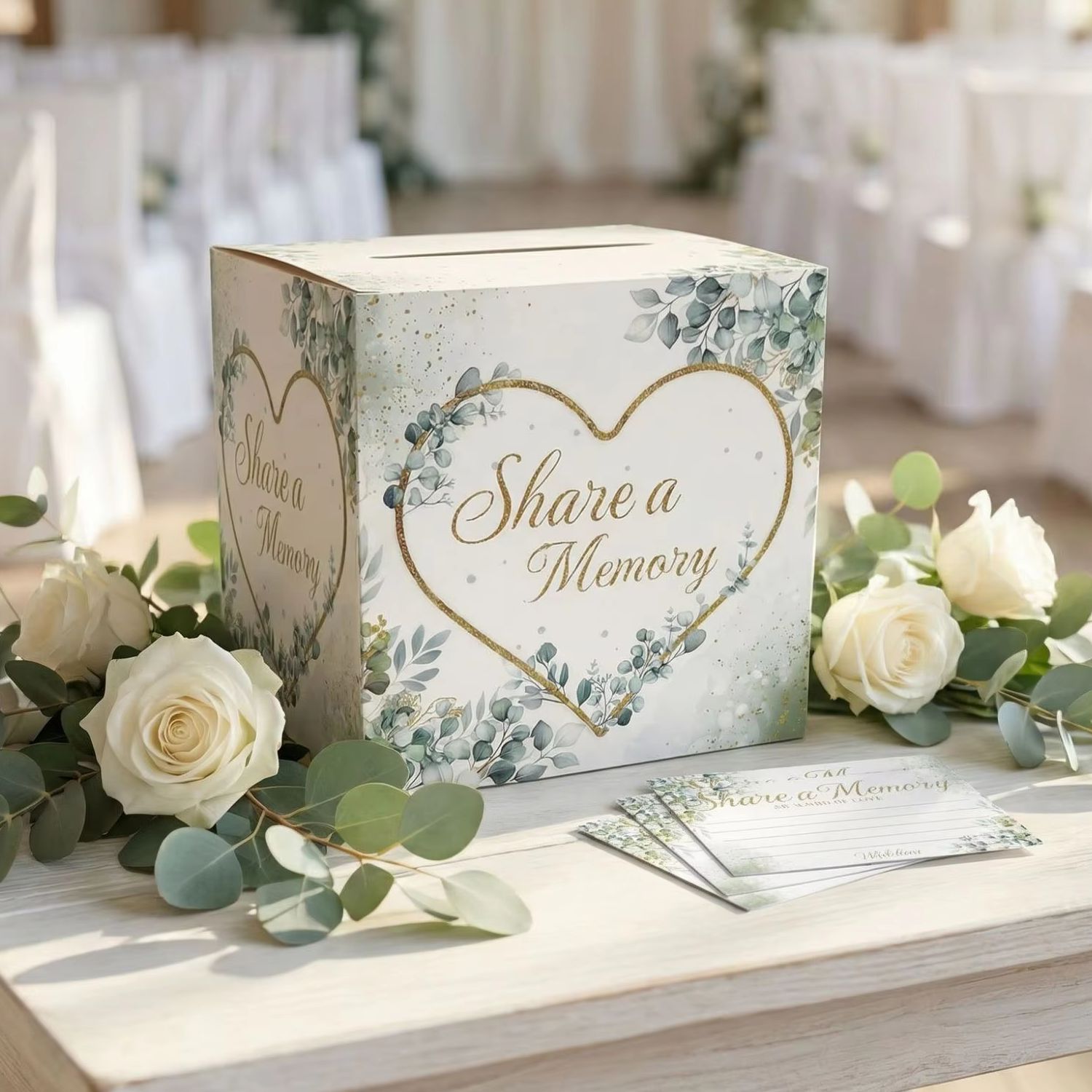 Kotak Kartu Pernikahan Bunga P - Wedding Card Box ulasan dan harga