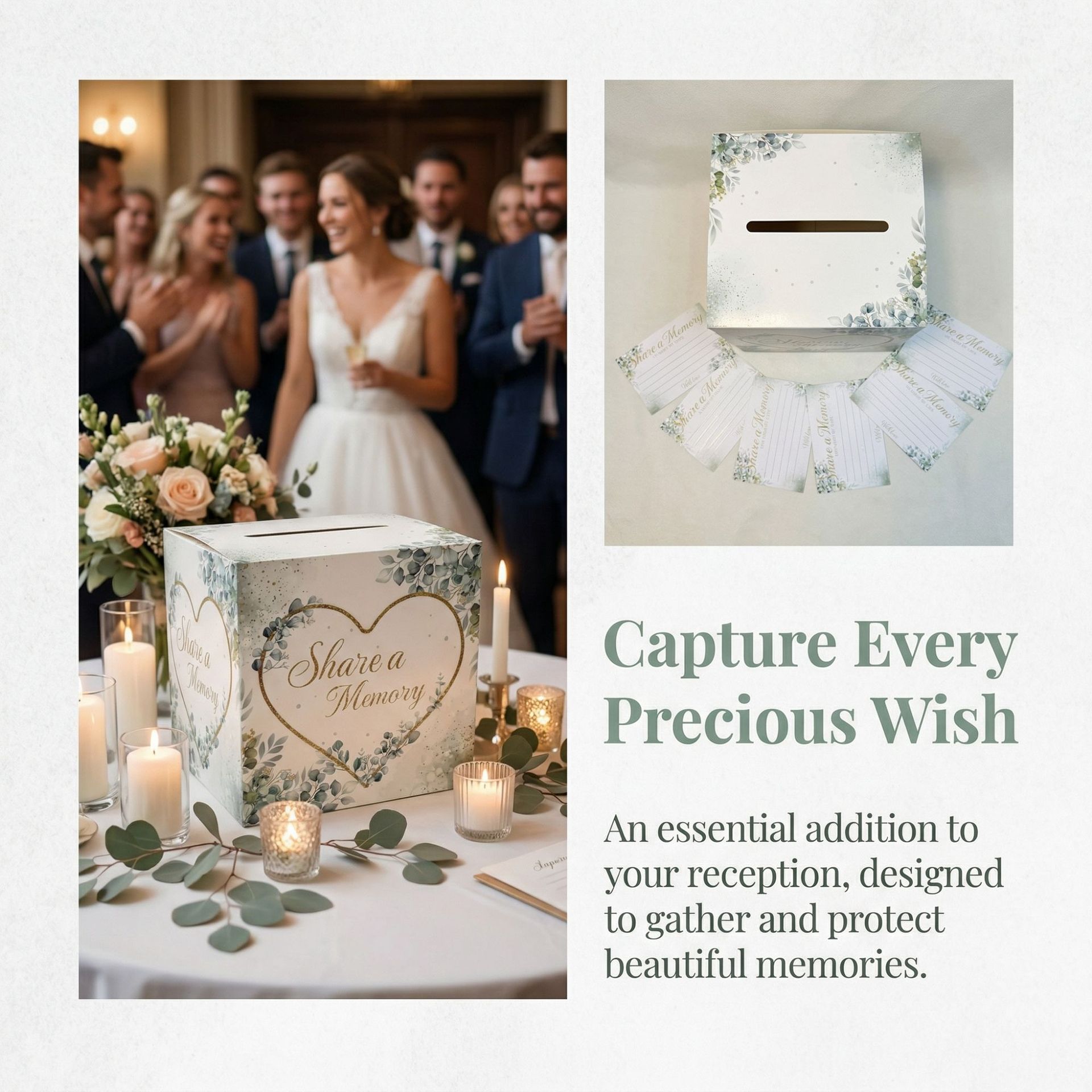 Kotak Kartu Pernikahan Bunga P - Wedding Card Box ulasan dan harga