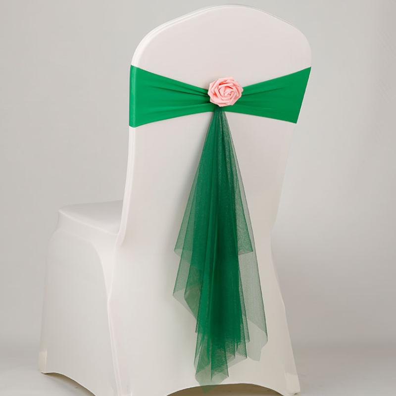 1 Pcs Pita Kursi Organza Bunga - Chair Sash Organza ulasan dan harga