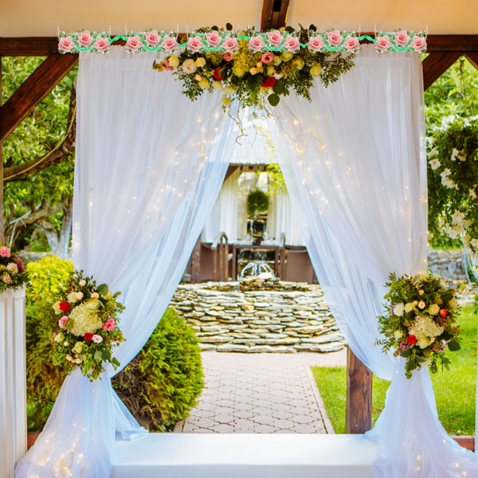 1 Set Busa Bunga Bentuk Sosis  - Wedding Floral Supply ulasan dan harga