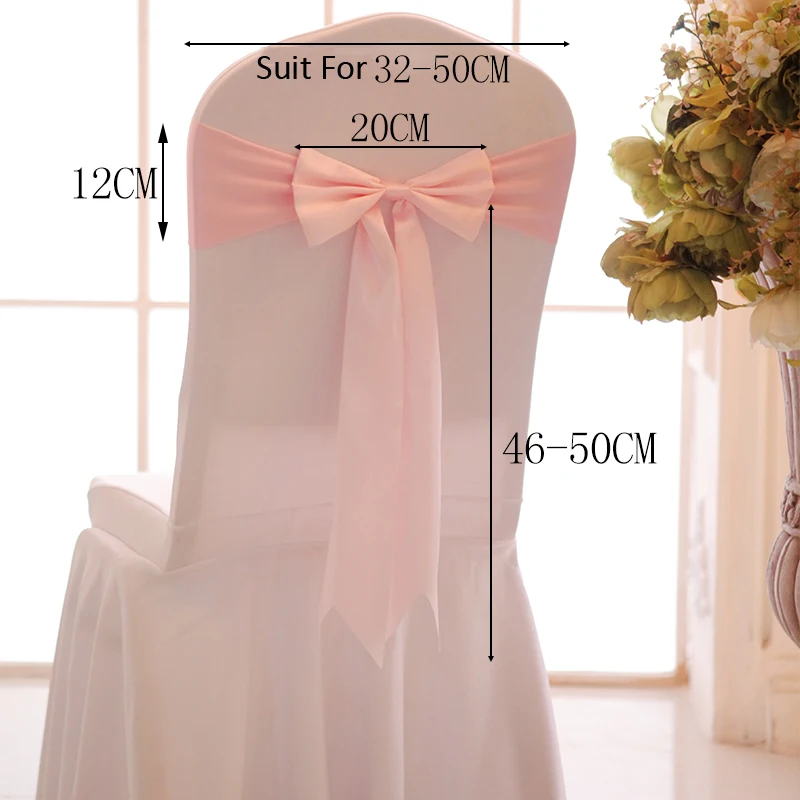 25 Buah Pita Penutup Kursi Sat - Chair Sash Organza ulasan dan harga