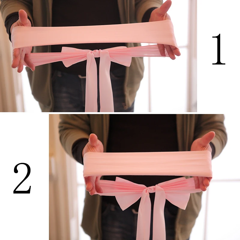 25 Buah Pita Penutup Kursi Sat - Chair Sash Organza ulasan dan harga