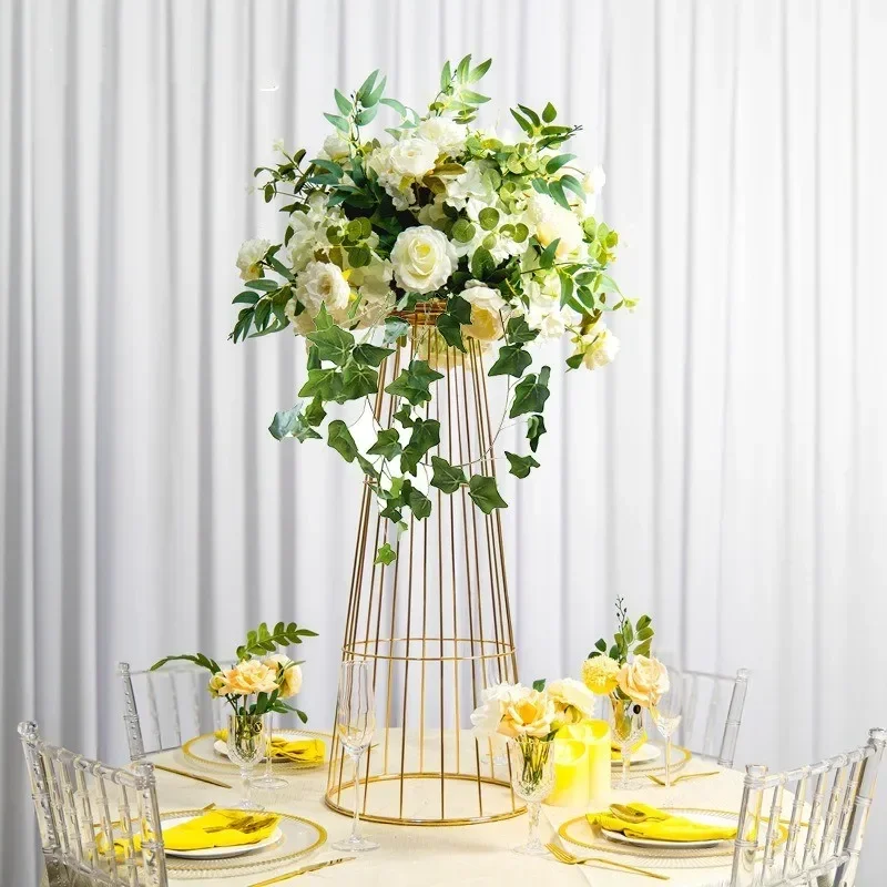 5/10 Buah Vas Logam Bentuk Ter - Wedding Decor Supply Store ulasan dan harga