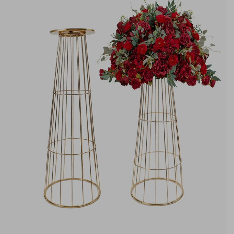 5/10 Buah Vas Logam Bentuk Ter - Wedding Decor Supply Store ulasan dan harga