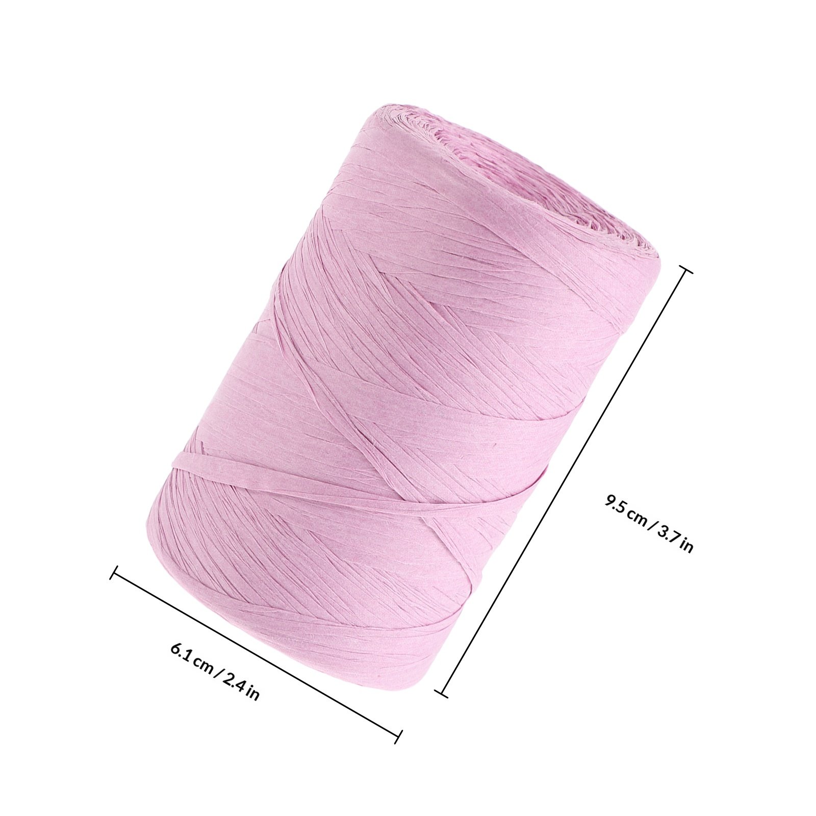 Pita Kertas Rafia Datar Berwar - Papercraft Supply Ribbon ulasan dan harga