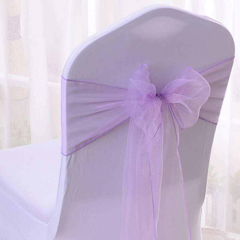 10/50/100 Buah Dekorasi Kursi  - Chair Sash Organza ulasan dan harga