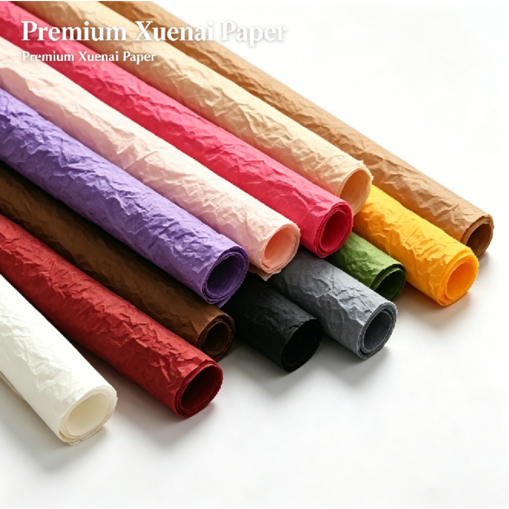 Kertas Kado Bunga Kerut Xuenai - Good Floral & Wedding Decor Supply Photos ulasan dan harga