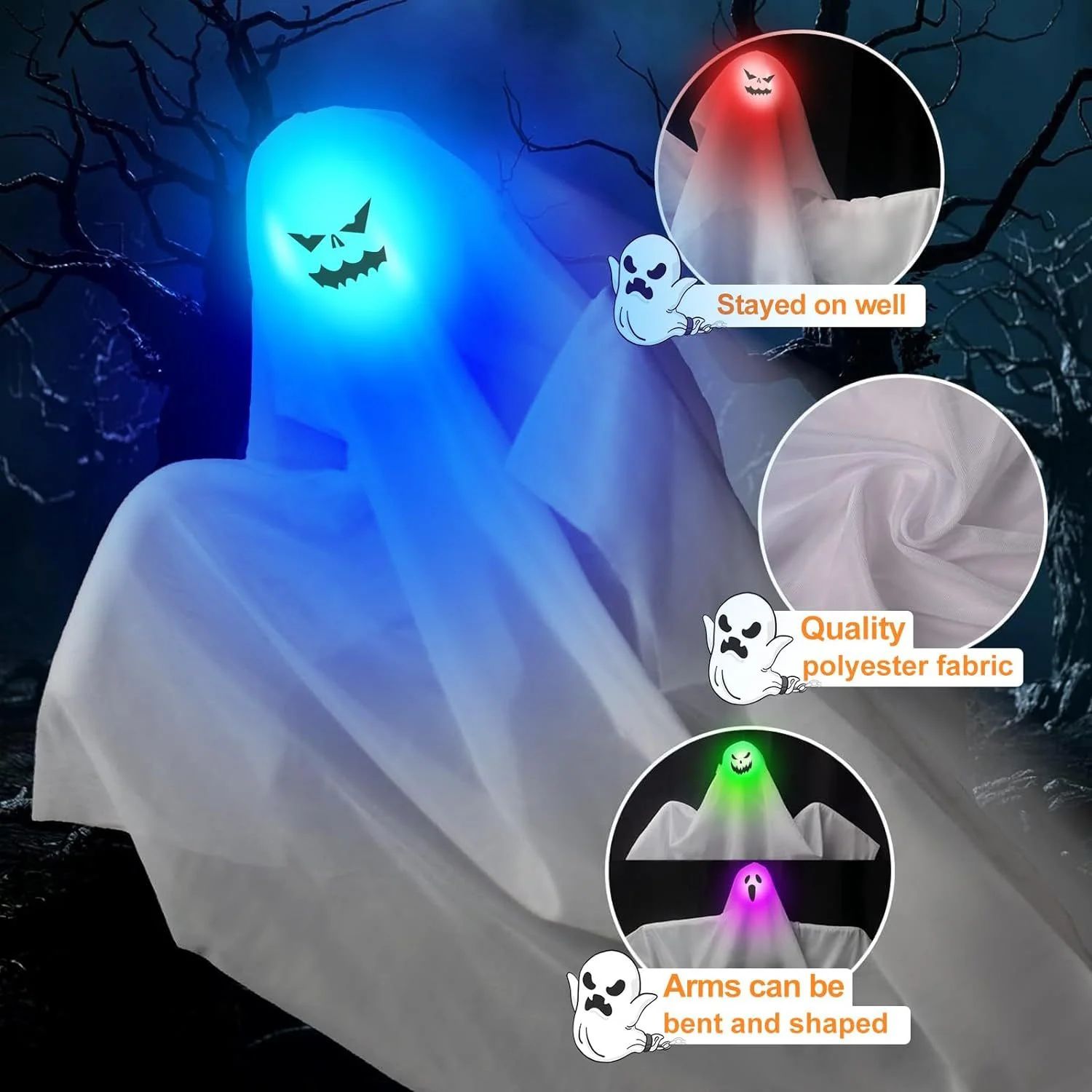 Lampu LED Halloween Bercahaya  - Supply Wedding Venue ulasan dan harga