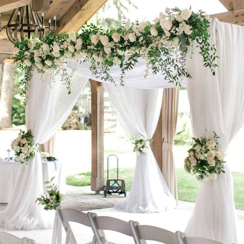 Kain Organza gulung Tulle pern - Chair Sash Organza ulasan dan harga