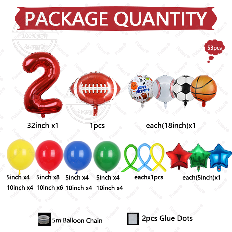 53 Buah Set Balon Pesta Ulang  - Supply Wedding Venue ulasan dan harga