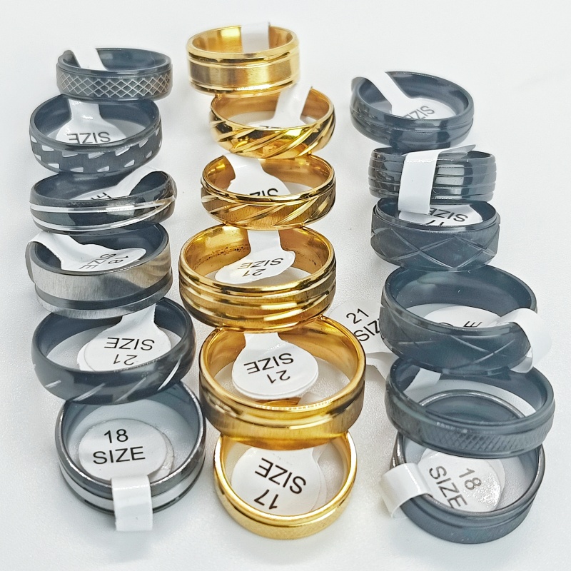 Grosir 18 Pcs Cincin Unisex Ba - Wedding Supply Resale ulasan dan harga