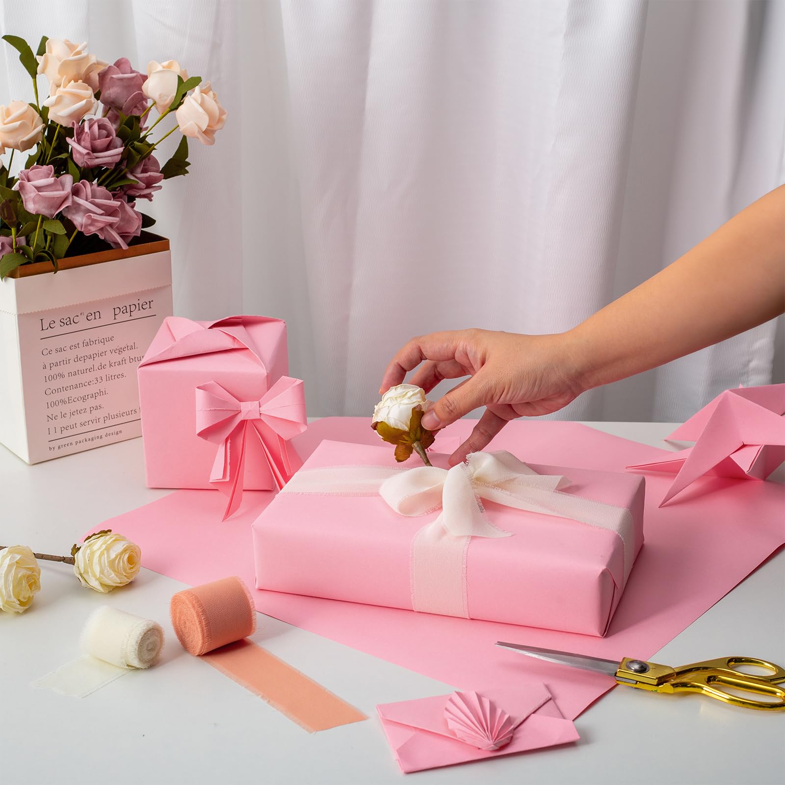 50CMX10M, Kertas Pembungkus Bu - Wedding Floral Supply ulasan dan harga